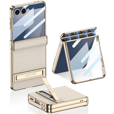 Защитный чехол GKK Hinge Stand для Samsung Galaxy Flip 7 - Titanium Grey