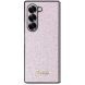 Защитный чехол Guess Glitter Script для Samsung Galaxy Fold 6 (GUHCZFD6HGGSHP) - Pink. Фото 2 из 7
