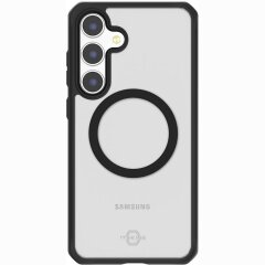 Защитный чехол ItSkins Hybrid R Solid with MagSafe для Samsung Galaxy S24 (S921) SGBP-HRSMA-PBTR - Transparent / Black