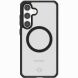 Защитный чехол ItSkins Hybrid R Solid with MagSafe для Samsung Galaxy S24 (S921) SGBP-HRSMA-PBTR - Transparent / Black. Фото 1 из 8