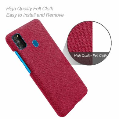 Захисний чохол KSQ Cloth Style для Samsung Galaxy M30s (M307) - Red