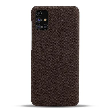 Захисний чохол KSQ Cloth Style для Samsung Galaxy M31s (M317) - Coffee