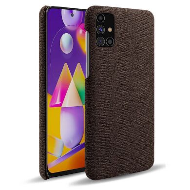 Захисний чохол KSQ Cloth Style для Samsung Galaxy M31s (M317) - Coffee