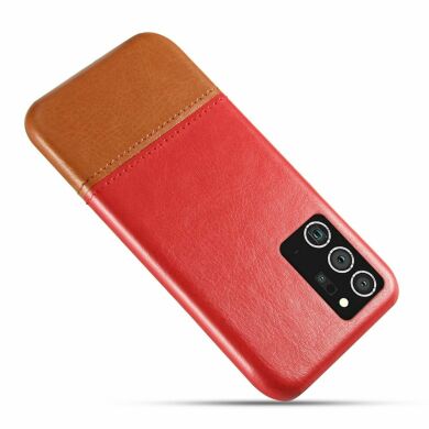Защитный чехол KSQ Dual Color для Samsung Galaxy Note 20 Ultra (N985) - Red / Brown