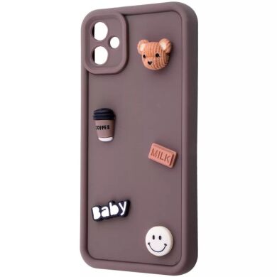 Захисний чохол Pretty Things Case для Samsung Galaxy A06 (A065) - Brown / Bear