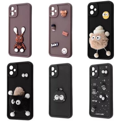 Защитный чехол Pretty Things Case для Samsung Galaxy A06 (A065) - Brown / Rabbit