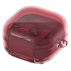 Захисний чохол Reframe Lucid Case для Samsung Galaxy Buds 4 / Buds 4 Pro - Transparent Red