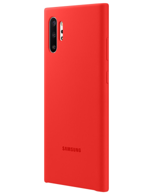 Захисний чохол Silicone Cover для Samsung Galaxy Note 10+ (N975)	 EF-PN975TREGRU - Red