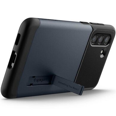 Защитный чехол Spigen (SGP) Slim Armor для Samsung Galaxy S21 FE (G990) ACS03152 - Metal Slate