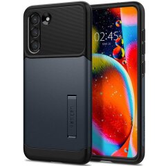 Защитный чехол Spigen (SGP) Slim Armor для Samsung Galaxy S21 FE (G990) ACS03152 - Metal Slate