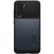 Защитный чехол Spigen (SGP) Slim Armor для Samsung Galaxy S21 FE (G990) ACS03152 - Metal Slate. Фото 3 из 8
