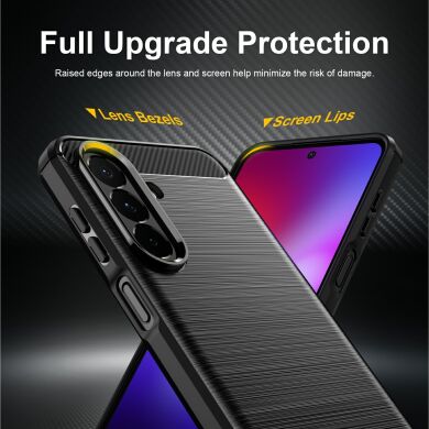 Захисний чохол UniCase Carbon для Samsung Galaxy A27 (A276) - Black