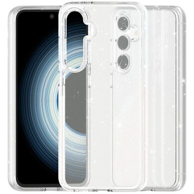 Захисний чохол UniCase Glitter Shell для Samsung Galaxy S25 FE (S731) - White