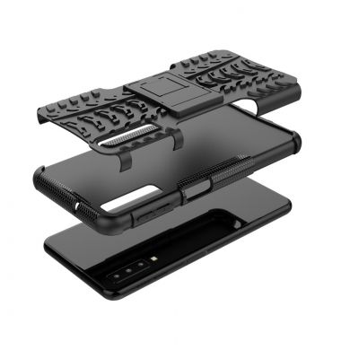 Защитный чехол UniCase Hybrid X для Samsung Galaxy A7 2018 (A750) - All Black