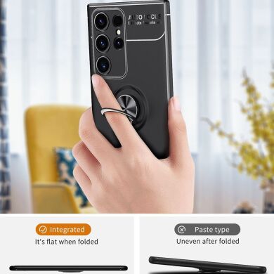 Защитный чехол UniCase Magnetic Ring для Samsung Galaxy S24 Ultra - Black