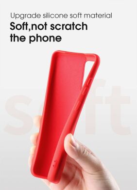 Защитный чехол X-LEVEL Delicate Silicone для Samsung Galaxy S20 Ultra (G988) - Red
