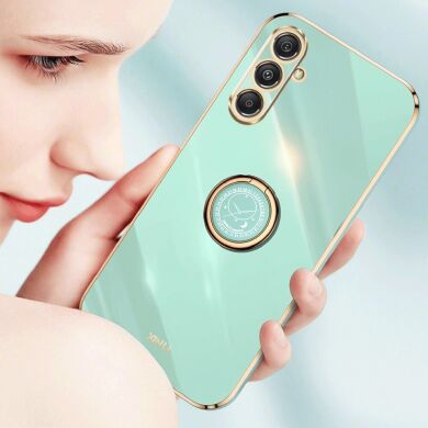 Защитный чехол XINLI Porcelain Ring для Samsung Galaxy A16 (A165) - Cyan
