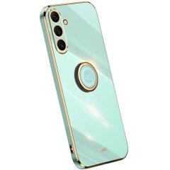Защитный чехол XINLI Porcelain Ring для Samsung Galaxy A16 (A165) - Cyan