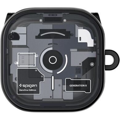 Защитный чехол Spigen Ultra Hybrid Zero One (FH) для Samsung Galaxy Buds 4 / Buds 4 Pro (ACS11201) - Black