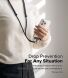 Ремінець для смартфона Ringke Link & Flow Shoulder Strap Y-Type (8800293851608) - Orange Pink