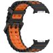 Ремешок Deexe Ocean Strap для Samsung Galaxy Watch 8 (40/44mm) / 8 Classic - Black / Orange. Фото 3 из 6