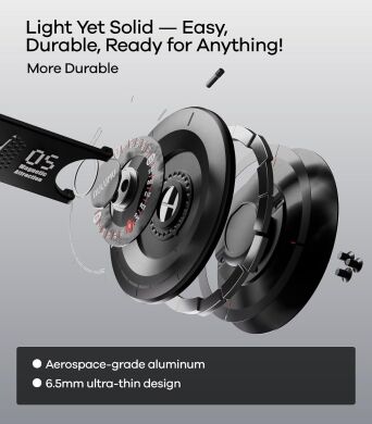 Магнітний тримач AULUMU G05 Air Next-Gen Hi-Per Magnetic Stand - Black