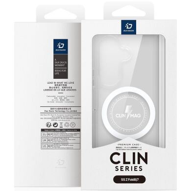 Защитный чехол DUX DUCIS Clin Series MagSafe (FF) для Samsung Galaxy Fold 8 Ultra - Clear