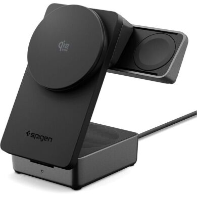 Беспроводное зарядное устройство Spigen Foldable Wireless Charger Stand (Mag Fit) 25W QI2.2 (ACH10398) - Black