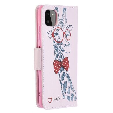 Чехол-книжка Deexe Color Wallet для Samsung Galaxy A22 5G (A226) - Giraffe