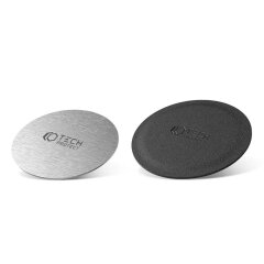 Комплект магнитных пластин (2шт) Tech-Protect Metal Plate Magnetic - Silver / Black
