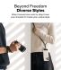 Ремінець для смартфона Ringke Link & Flow Shoulder Strap Y-Type (8800293851608) - Orange Pink