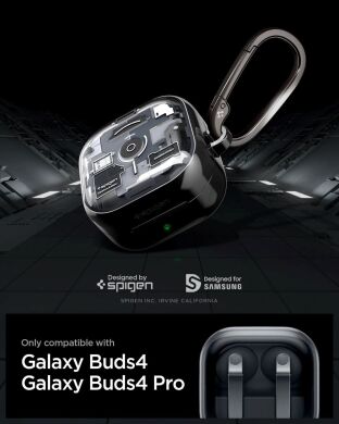 Защитный чехол Spigen Ultra Hybrid Zero One (FH) для Samsung Galaxy Buds 4 / Buds 4 Pro (ACS11201) - Black