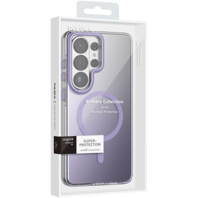 Защитный чехол (TPU+PC) Puloka Resplendent with Magnetic Fit для Samsung Galaxy S26 Ultra (S948) - Purple