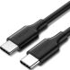Кабель UGREEN US286 Type-C to Type-C 60W (3A, 1m) 50997 - Black. Фото 2 из 12