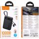 Внешний аккумулятор Hoco J171 Edge 22.5W + PD20W (10000mAh) + кабель Type-C + Lightning - Black. Фото 4 из 7