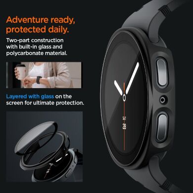 Захисний чохол Spigen Thin Fit (FW) для Samsung Galaxy Watch 9 (40mm) / 8 (40mm) ACS11597 - Black