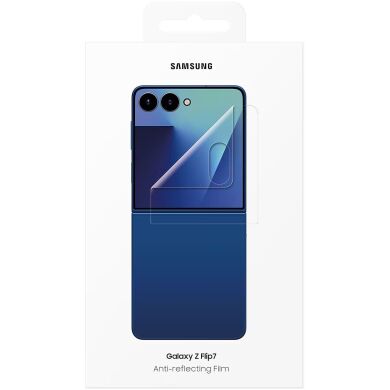Комплект оригінальних захисних плівок на зовнішній екран Anti-reflecting Film для Samsung Galaxy Flip 7 (EF-UF766CTEGUA)