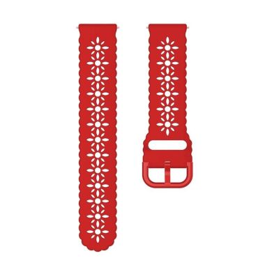 Ремешок Deexe Blossom Strap для Samsung Galaxy Watch 5 (40/44mm) / 5 Pro (45mm) - Red