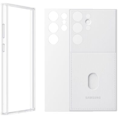 Защитный чехол Frame Case для Samsung Galaxy S23 Ultra (S918) EF-MS918CWEGRU - White