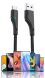Кабель ESSAGER Rousseau USB to Type-C (3A, 1m) EXCT-LS01 - Black