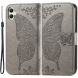 Чехол UniCase Butterfly Pattern для Samsung Galaxy A05 (A055) - Grey. Фото 1 из 6