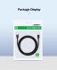Кабель UGREEN US286 Type-C to Type-C 60W (3A, 1m) 50997 - Black. Фото 12 из 12