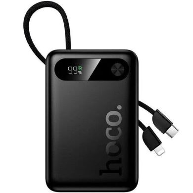 Внешний аккумулятор Hoco J171 Edge 22.5W + PD20W (10000mAh) + кабель Type-C + Lightning - Black