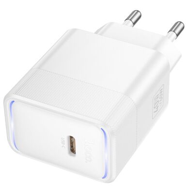 Мережевий зарядний пристрій Hoco CS113A Lounge PD40W (Type-C) - White