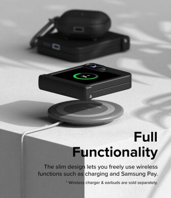 Защитный чехол Ringke Slim Hinge для Samsung Galaxy Flip 7 FE / Flip 6 (8809961788277) - Black