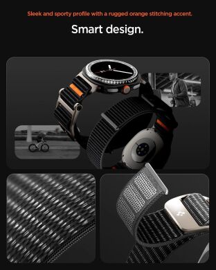 Ремешок Spigen (SGP) DuraPro Flex для Samsung Samsung Galaxy Watch 8 (40/44mm) / 8 Classic (AMP10116) - Black