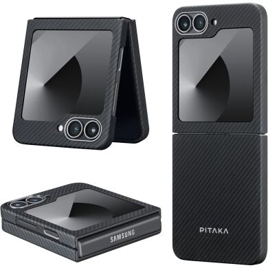 Чехол Pitaka MagEZ Case 5 (FF) для Samsung Galaxy Flip 6 - Black / Grey