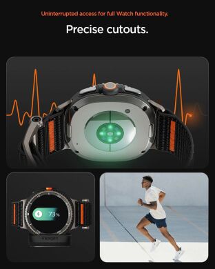 Ремешок Spigen (SGP) DuraPro Flex для Samsung Samsung Galaxy Watch 8 (40/44mm) / 8 Classic (AMP10116) - Black