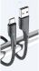 Кабель ESSAGER Rousseau USB to Type-C (3A, 1m) EXCT-LS01 - Black