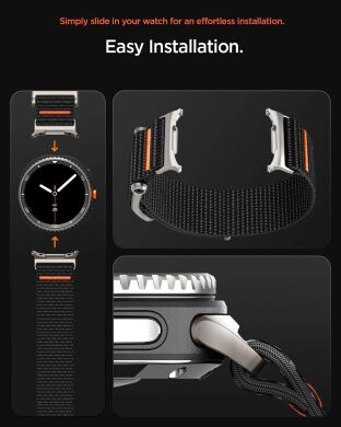 Ремешок Spigen (SGP) DuraPro Flex для Samsung Samsung Galaxy Watch 8 (40/44mm) / 8 Classic (AMP10116) - Black